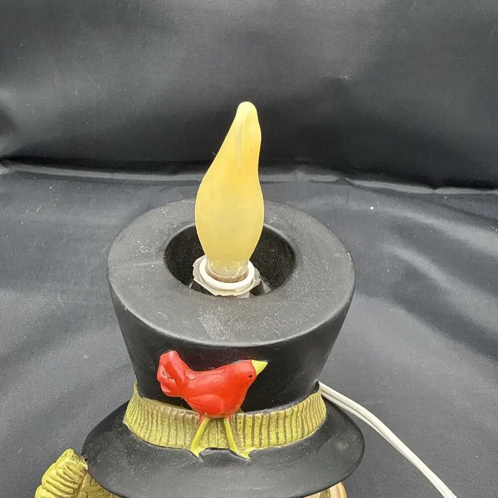 Crazy Mountain snowman electric tea light